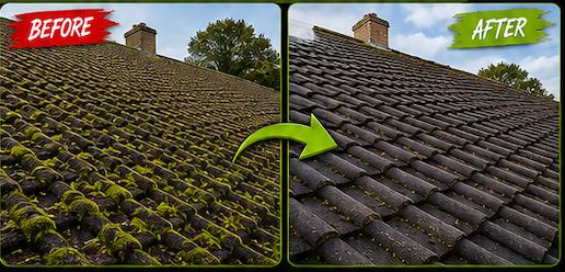 moss before & after